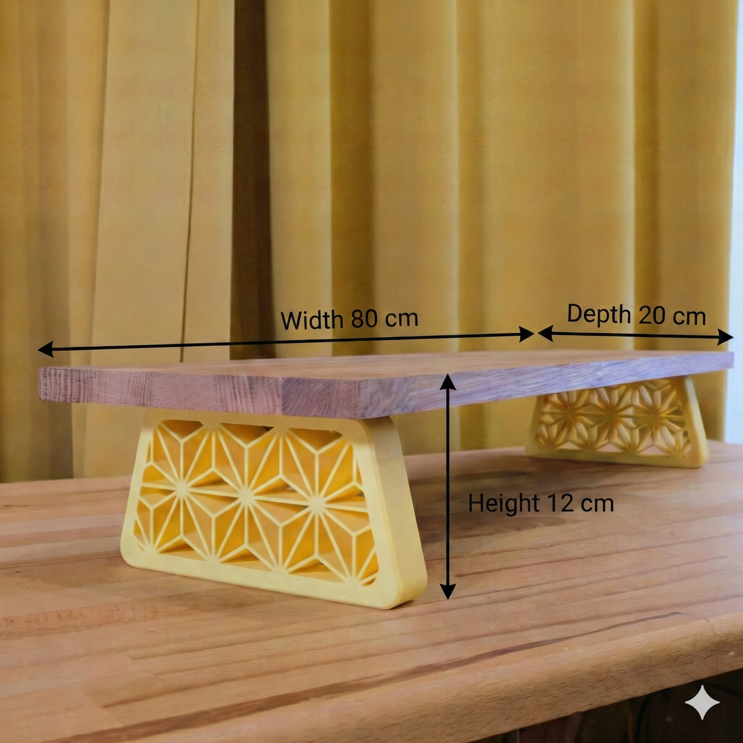 QuickDove Zen Trapezoid Modular Desk Stand showing tool-less leg attachment system