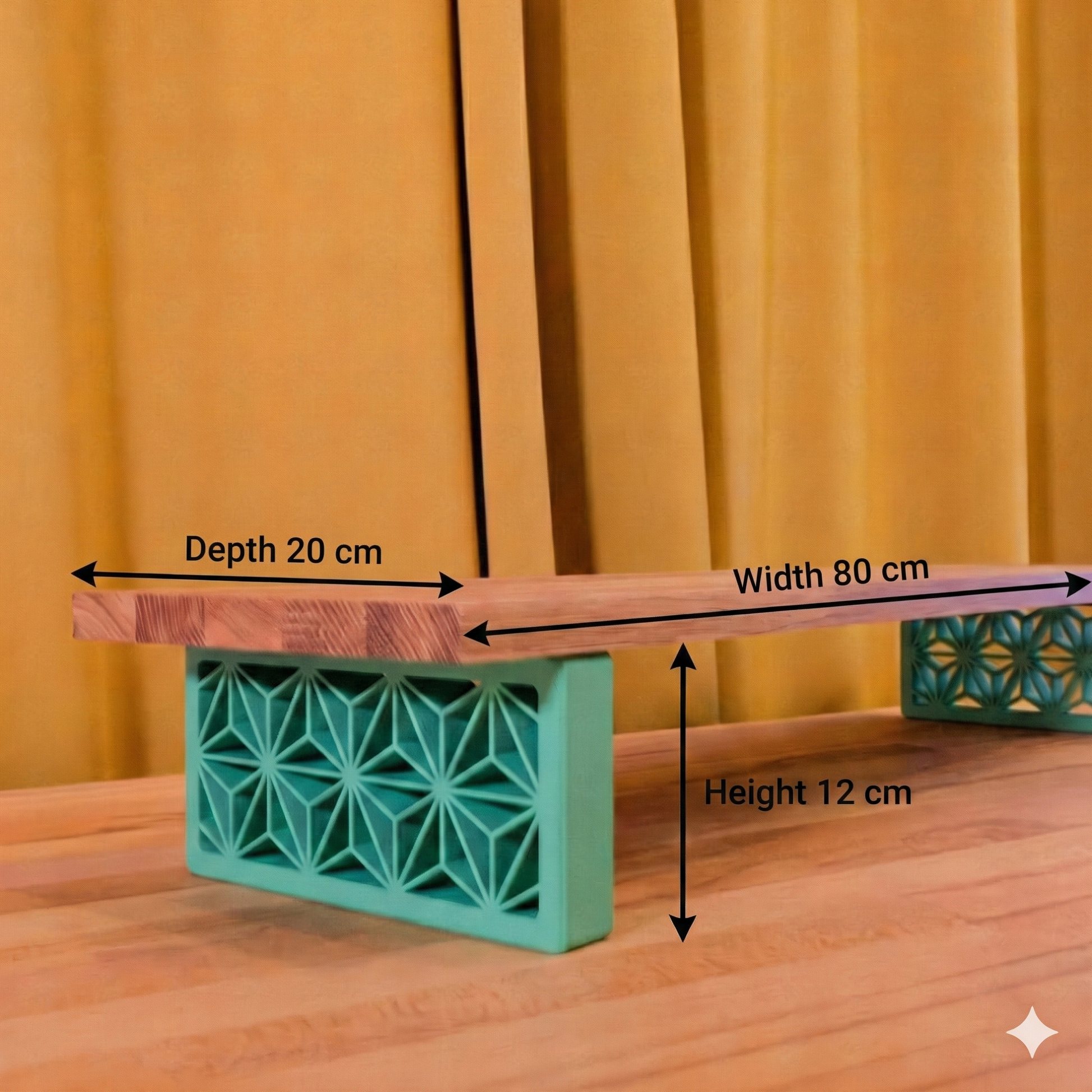 QuickDove Zen Rectangle Modular Desk Stand showing tool-less leg attachment system