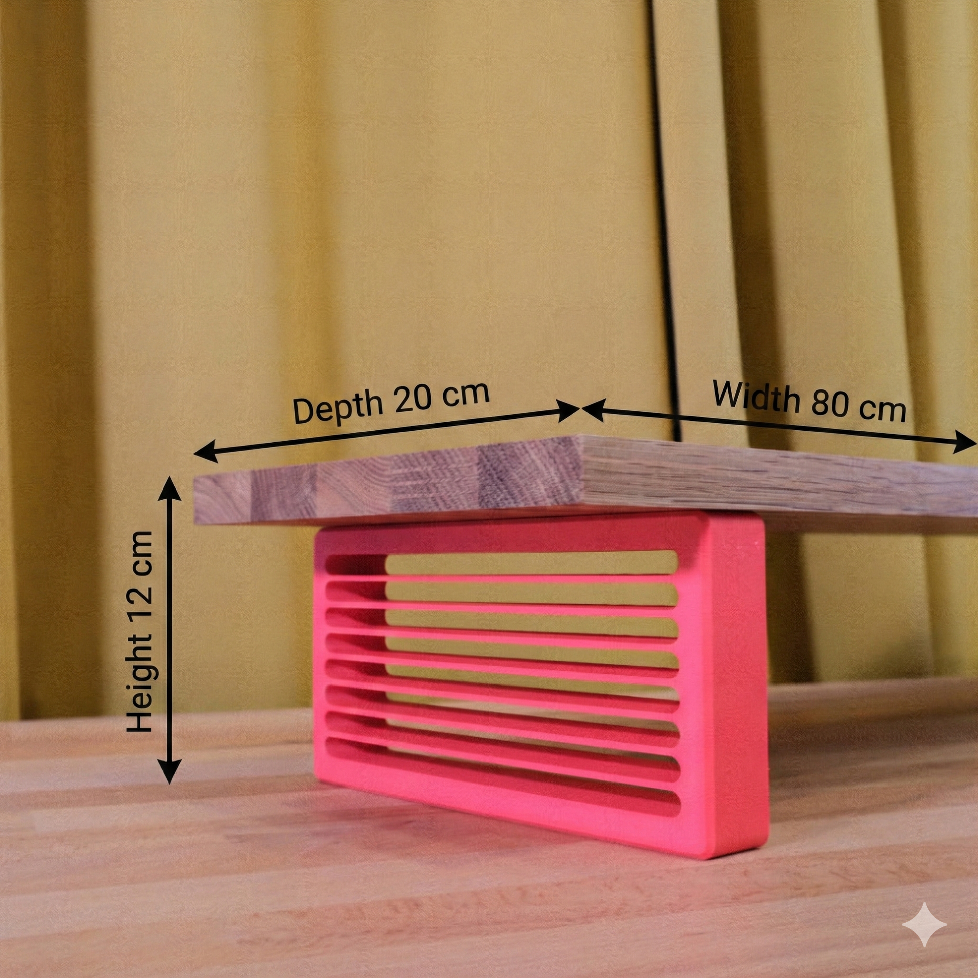 QuickDove Horizon Rectangle Modular Desk Stand with monitor and keyboard underneath