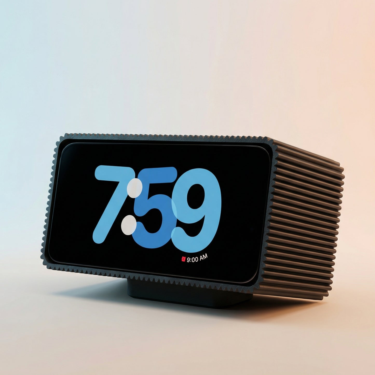 RiDGE 1 iPhone Standby Dock: Carbon Fiber MagSafe Accessory for Desk and Bedside in a modern home office environment