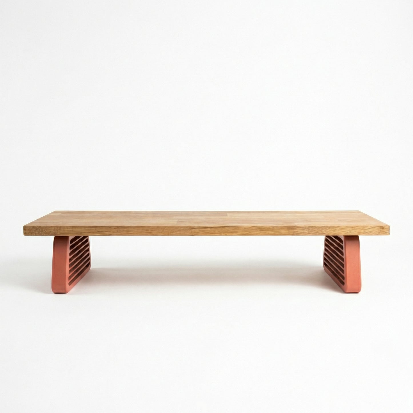 QuickDove Horizon Trapezoid Modular Desk Stand close-up of 3D-printed leg texture