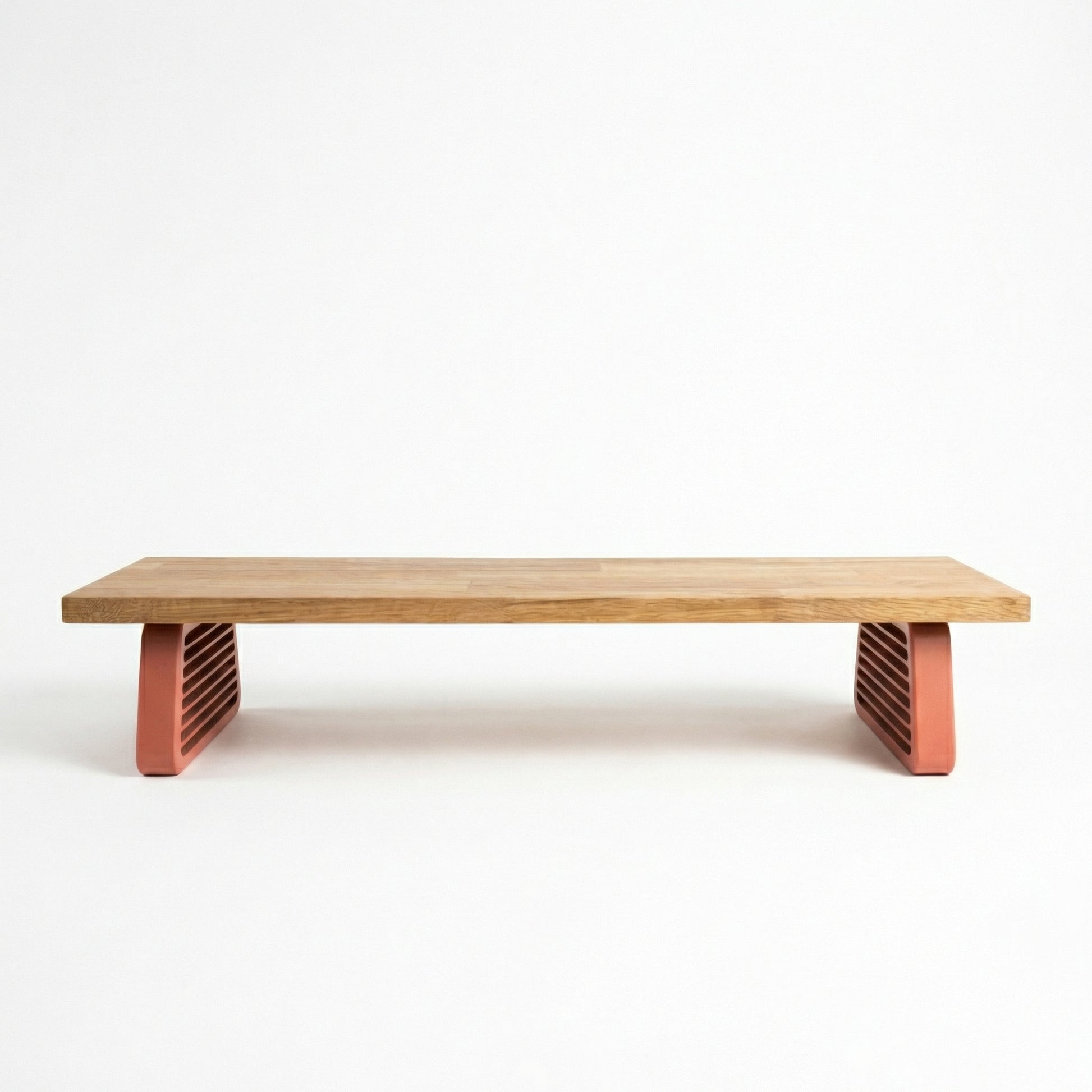 QuickDove Horizon Trapezoid Modular Desk Stand close-up of 3D-printed leg texture