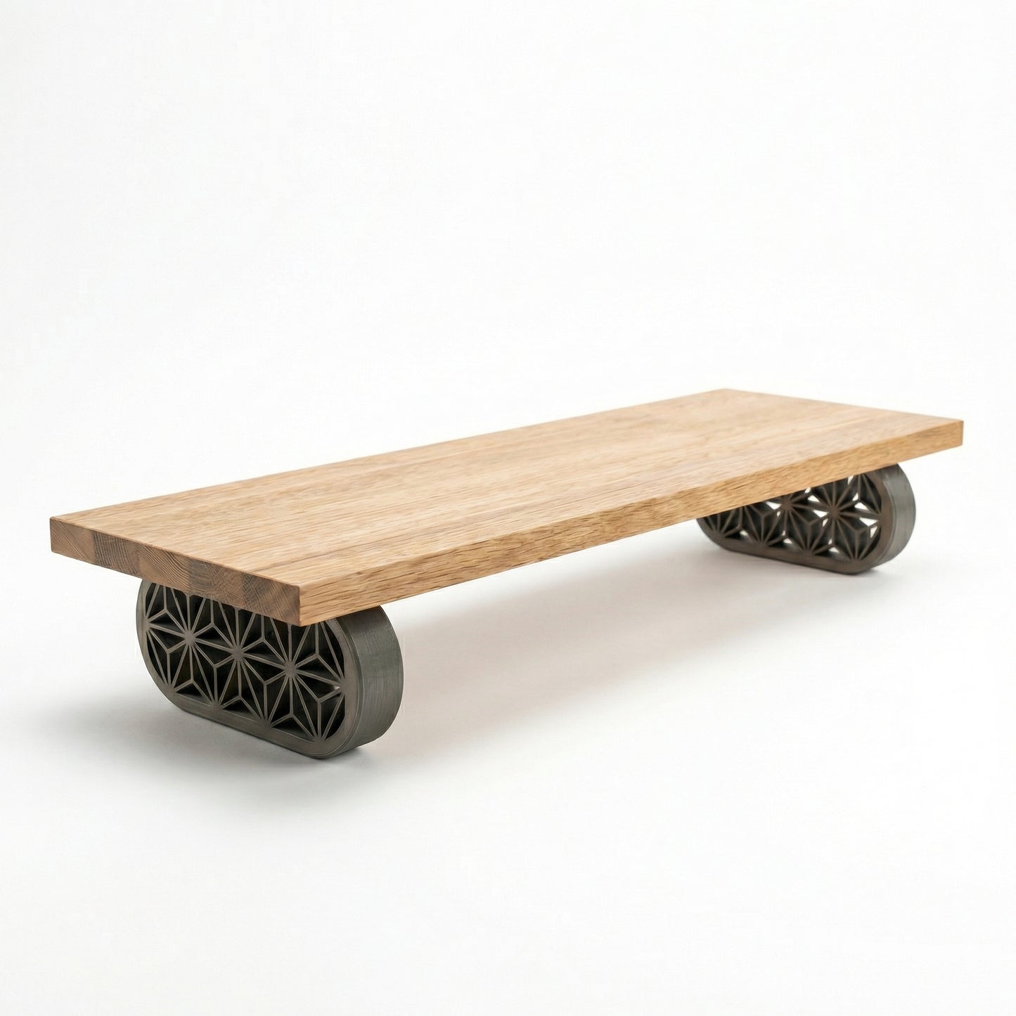 QuickDove Zen Oval Modular Desk Stand close-up of 3D-printed leg texture