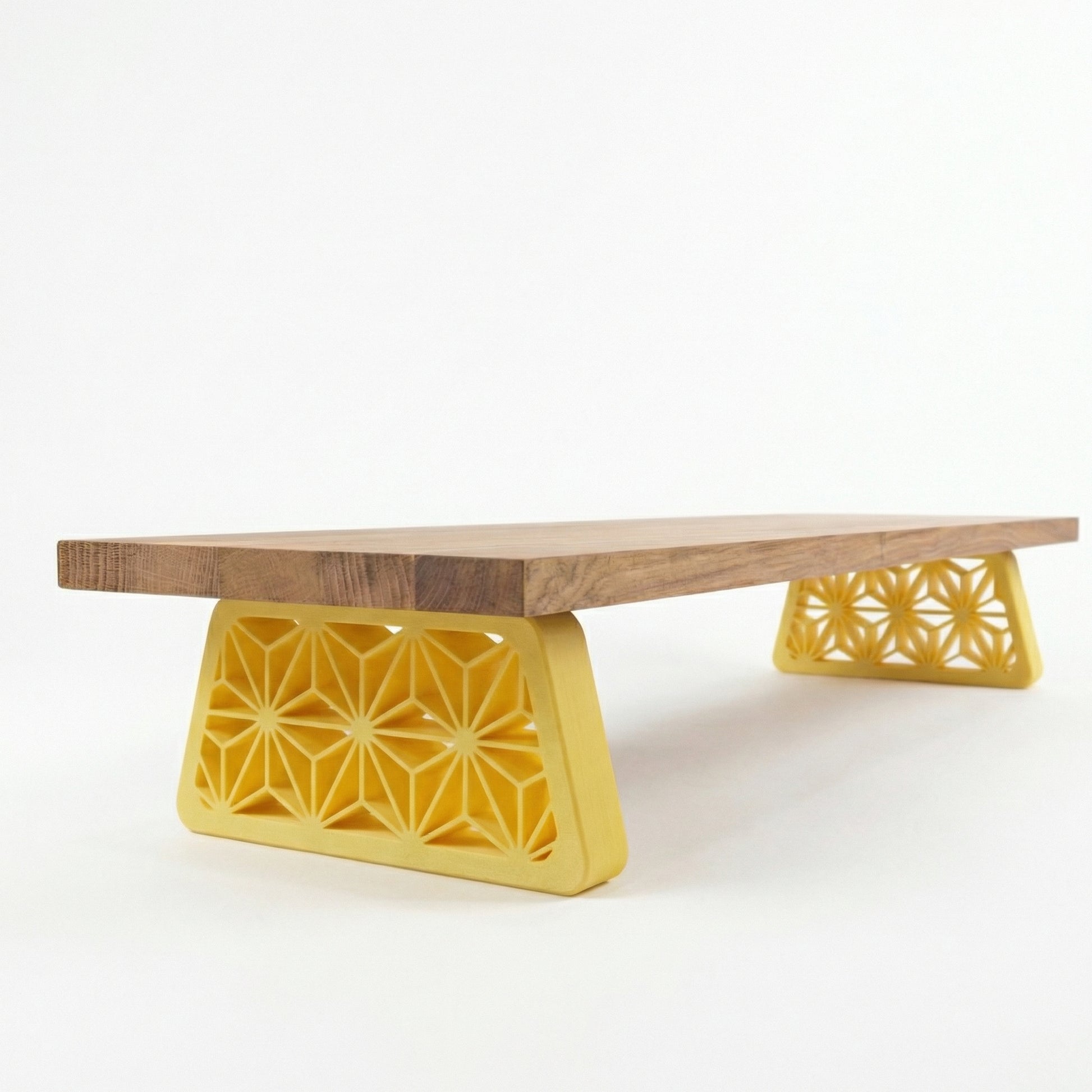 QuickDove Zen Trapezoid Modular Desk Stand close-up of 3D-printed leg texture