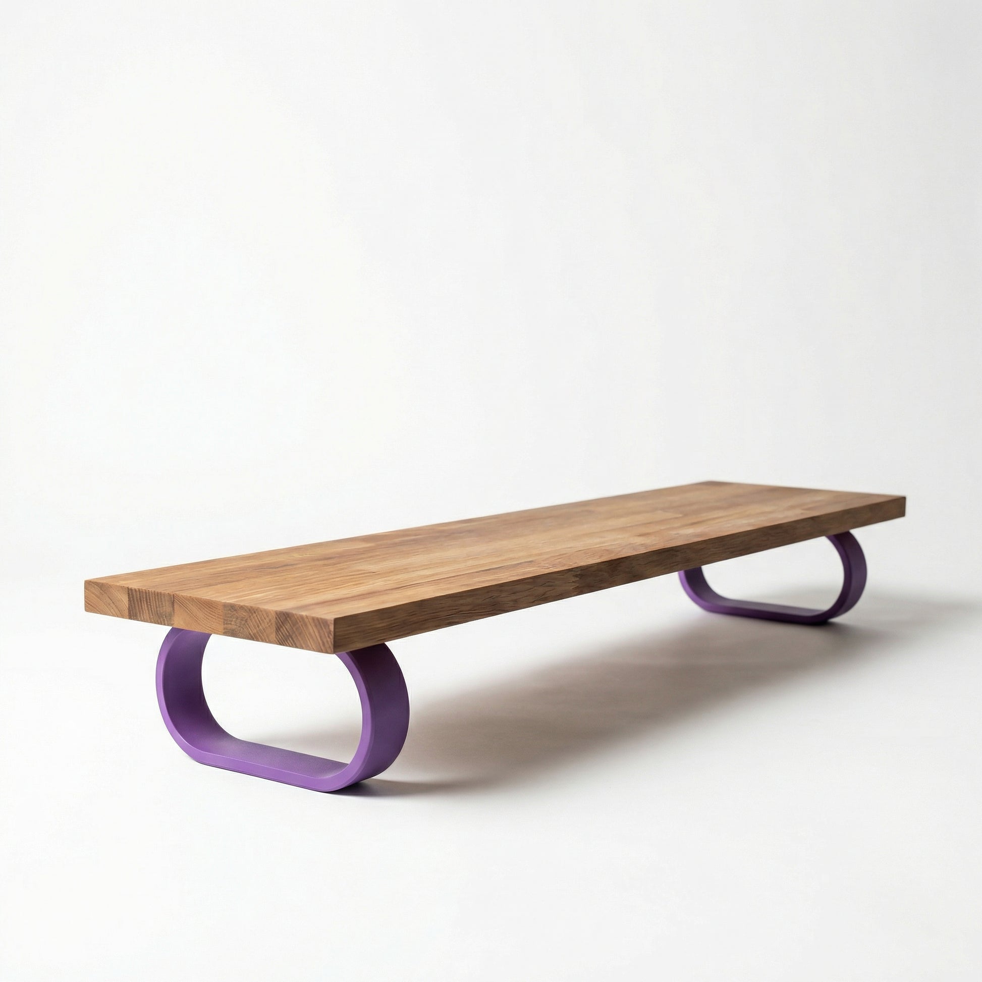 QuickDove Essential Oval Modular Desk Stand close-up of 3D-printed leg texture