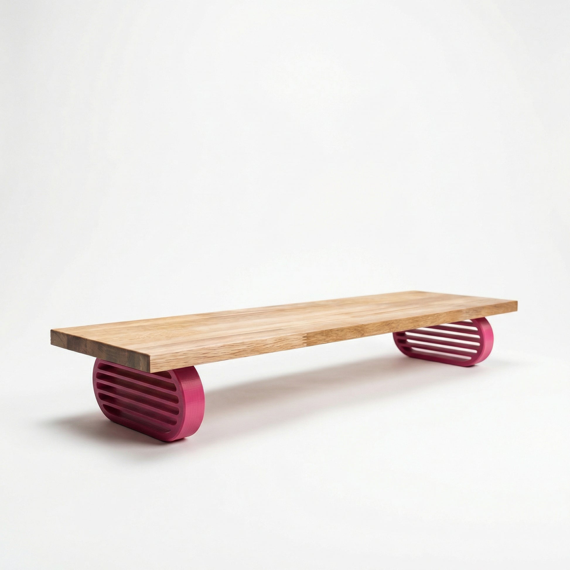 QuickDove Horizon Oval Modular Desk Stand close-up of 3D-printed leg texture